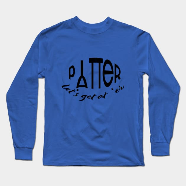 Pitter Patter Long Sleeve T-Shirt by rmcox20